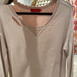 size s light pink sweater